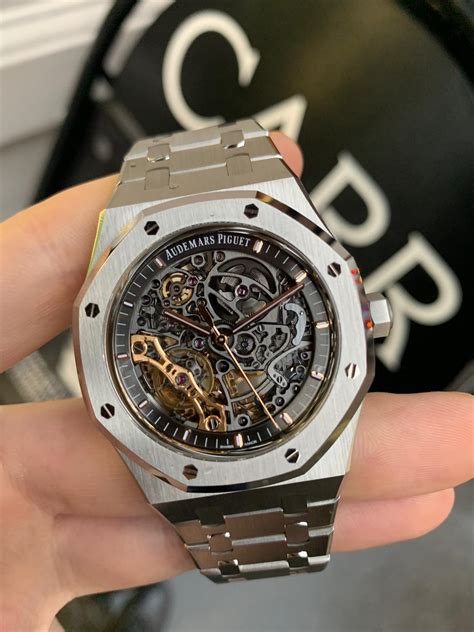 audemars piguet royal oak skeleton diamond|audemars piguet royal oak preisentwicklung.